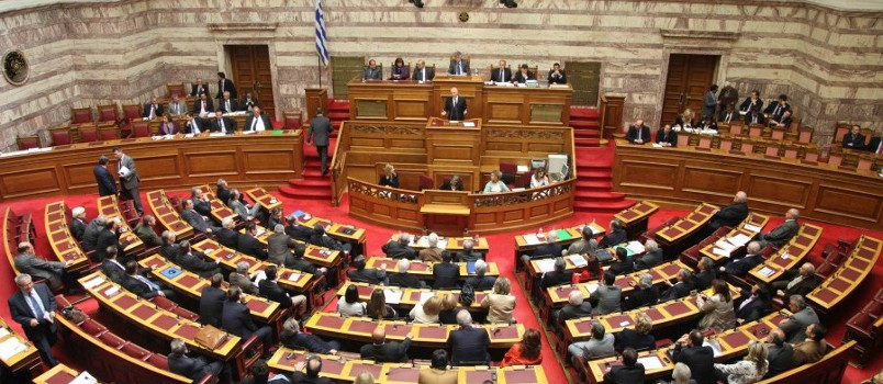 Βουλή των Ελλήνων - πολιτικά κόμματα