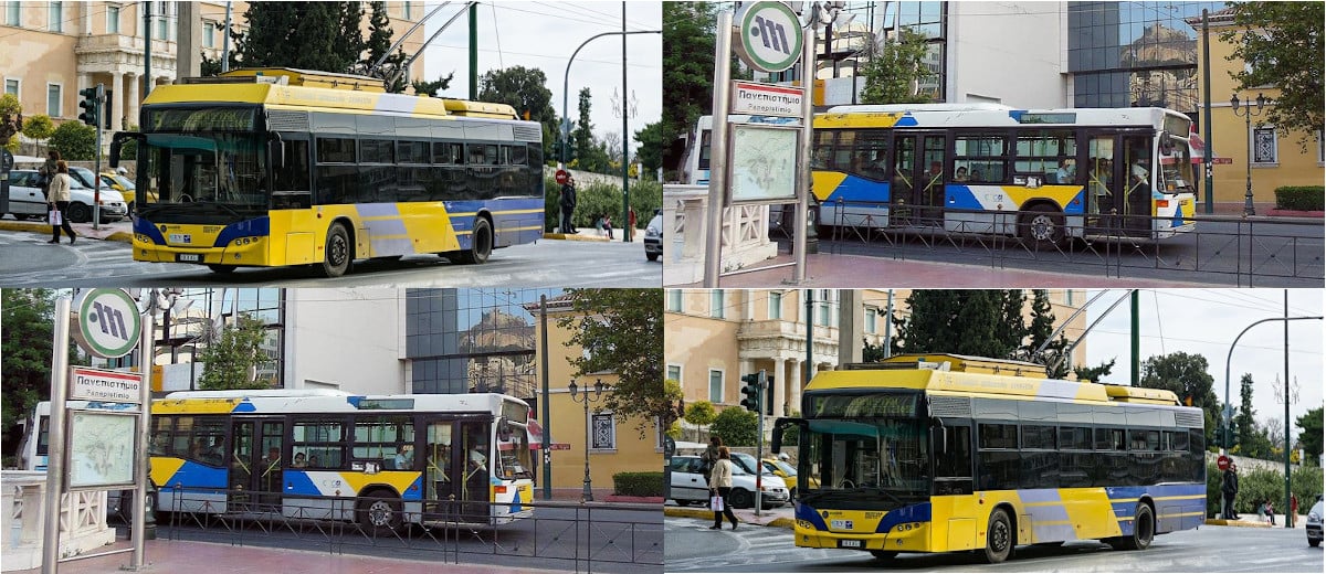 Τροχαίο με τρόλεϊ και τουριστικό λεωφορείο με ελαφρά τραυματίες