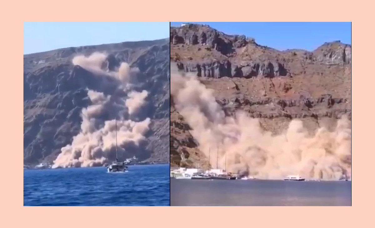 Απαγόρευση πρόσβασης σε περιοχές και παραλίες της Σαντορίνης